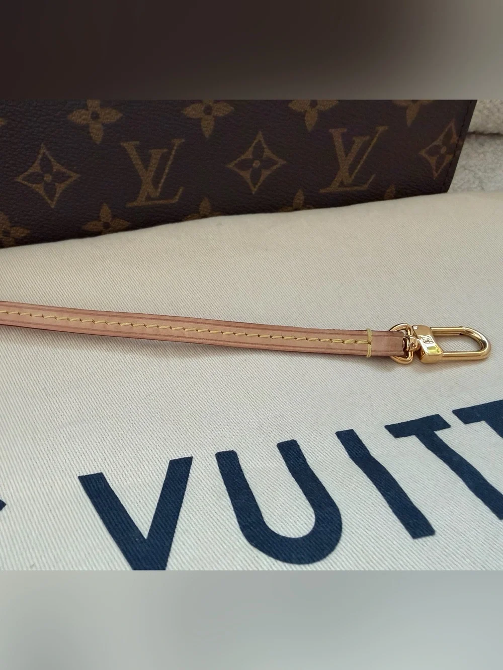 Louis Vuitton Neverfull Monogram Canvas Pouch